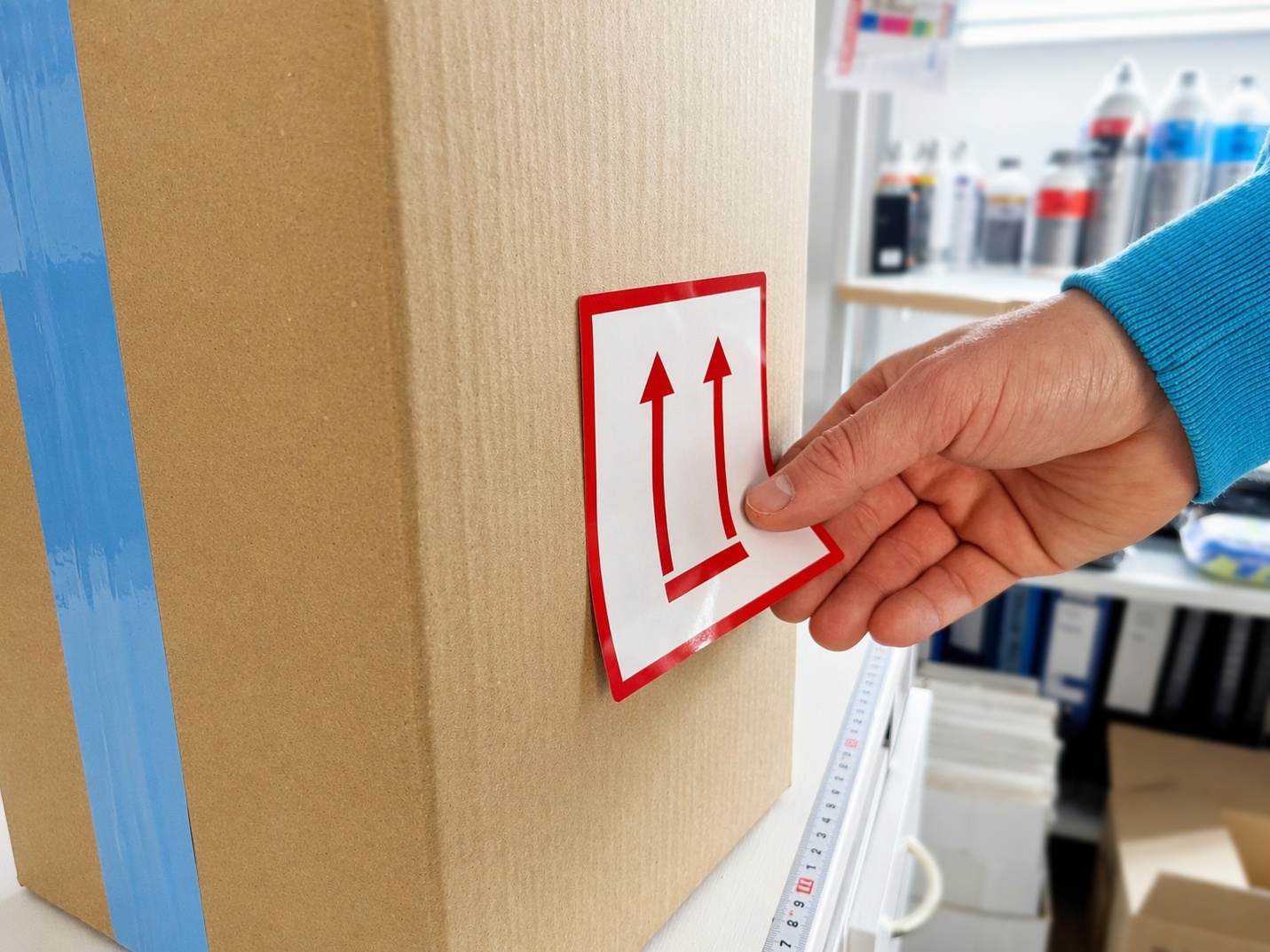 baleni a oznaceni baliku 100detailing.cz